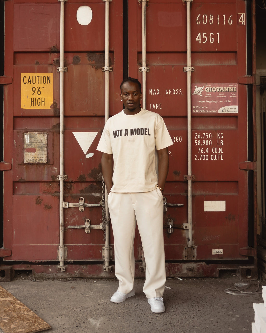 "NOT A MODEL" - Regular T-Shirt