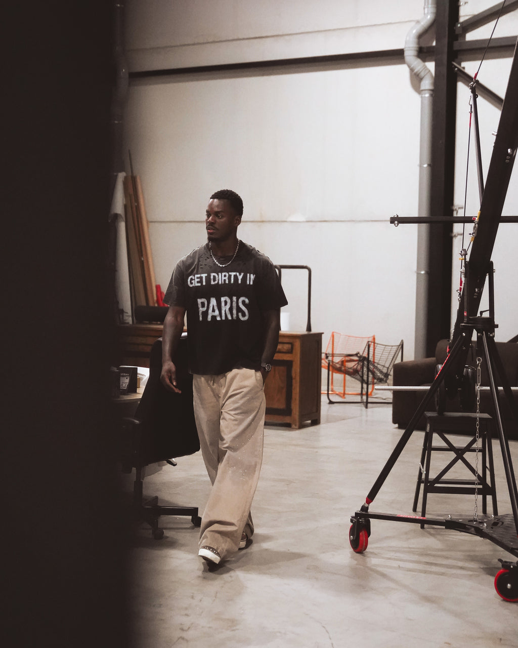 "GET DIRTY IN PARIS" - Relaxed T-Shirt