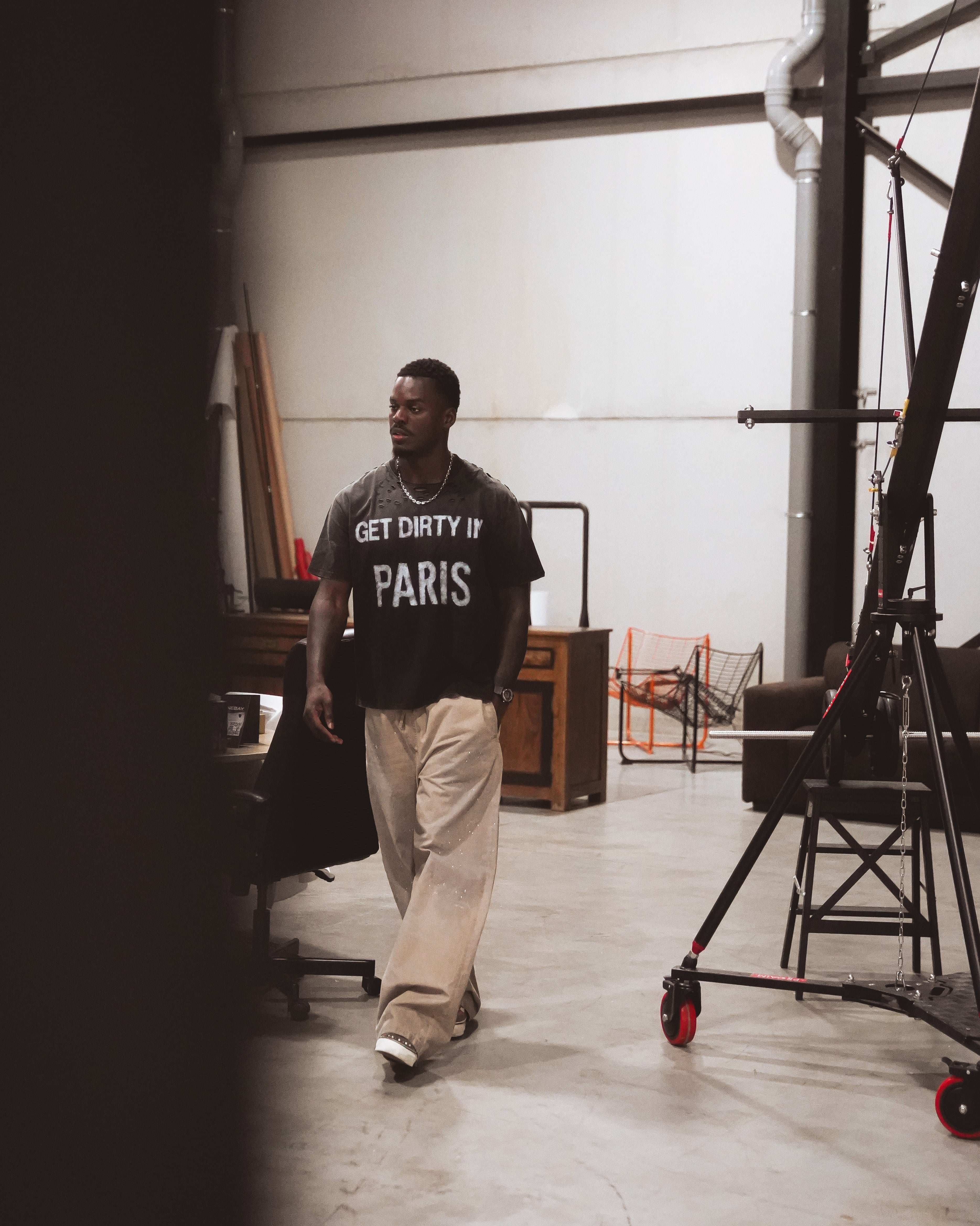 "GET DIRTY IN PARIS" - Relaxed T-Shirt