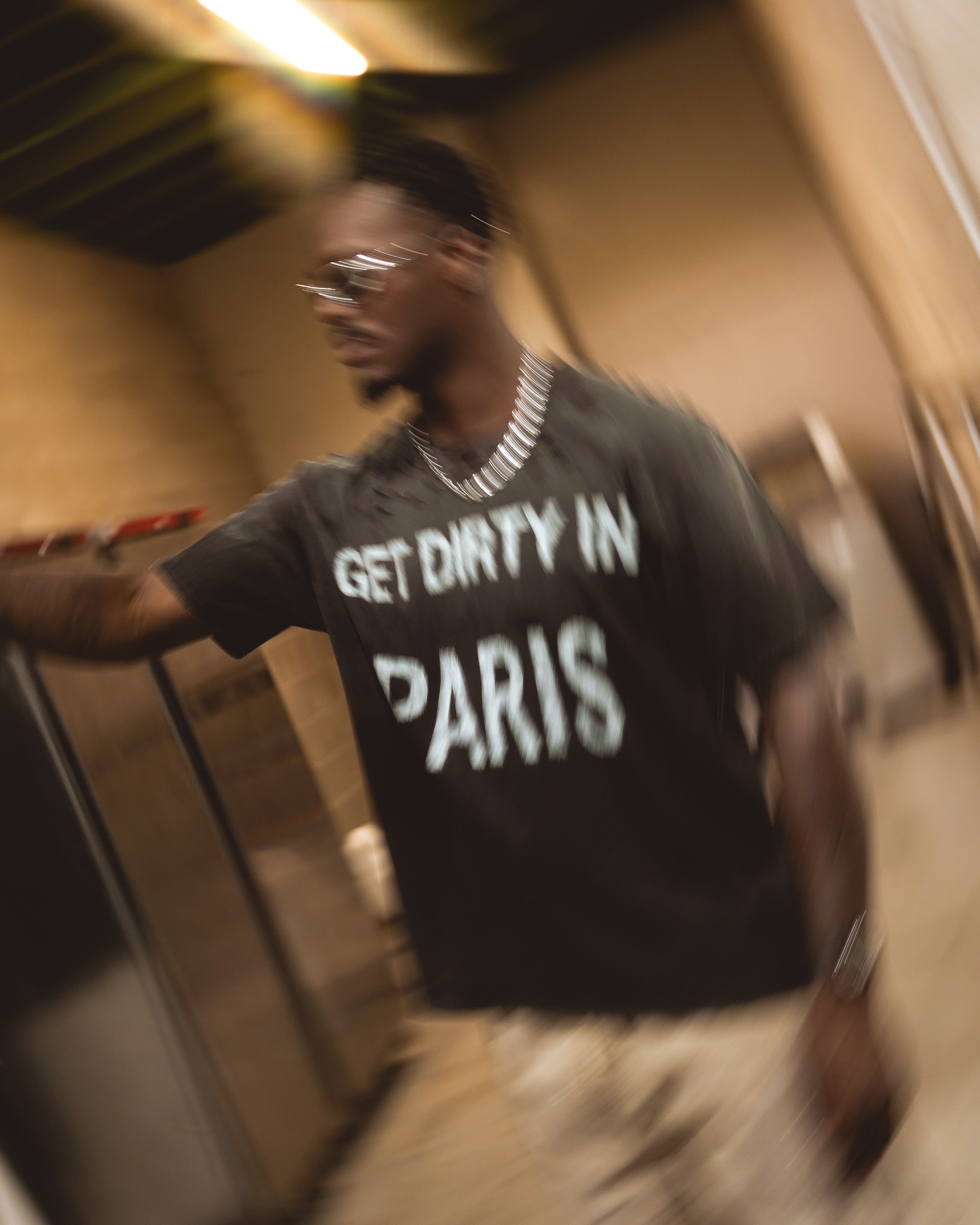 "GET DIRTY IN PARIS" - Relaxed T-Shirt