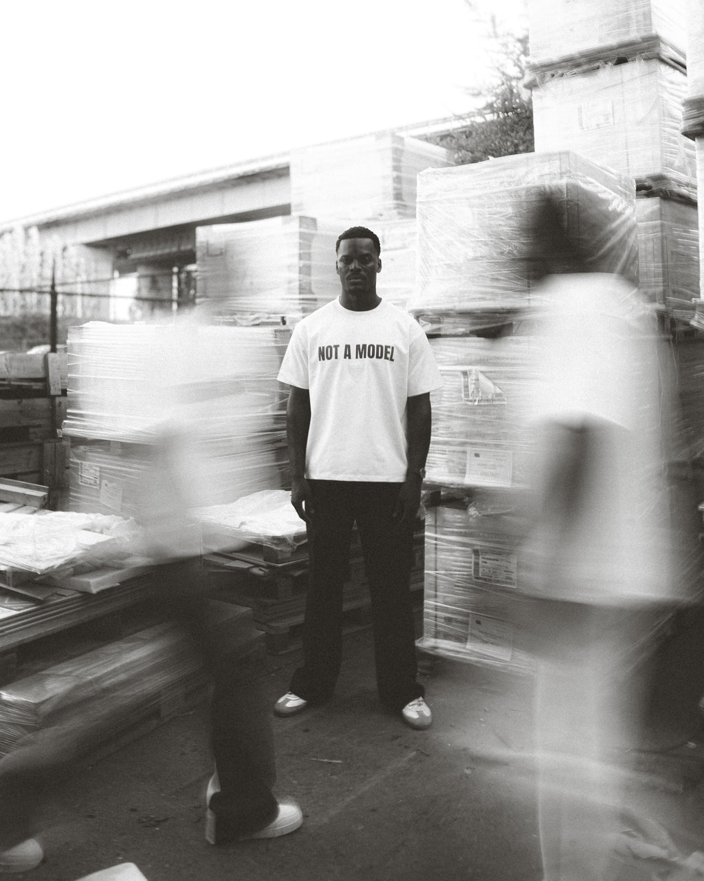 "NOT A MODEL" - Regular T-Shirt